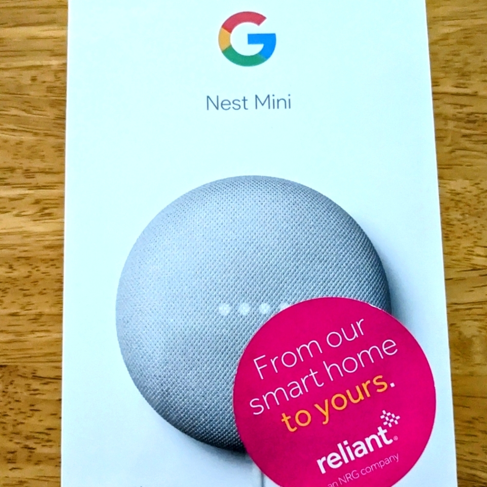 Google Nest Mini, 2nd Generation, Chalk - NEW!